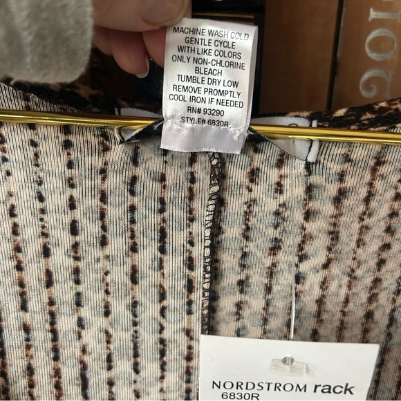 Cotton Emporium Brown Snakeskin Oversized Babydoll Dress - Picture 9 of 12